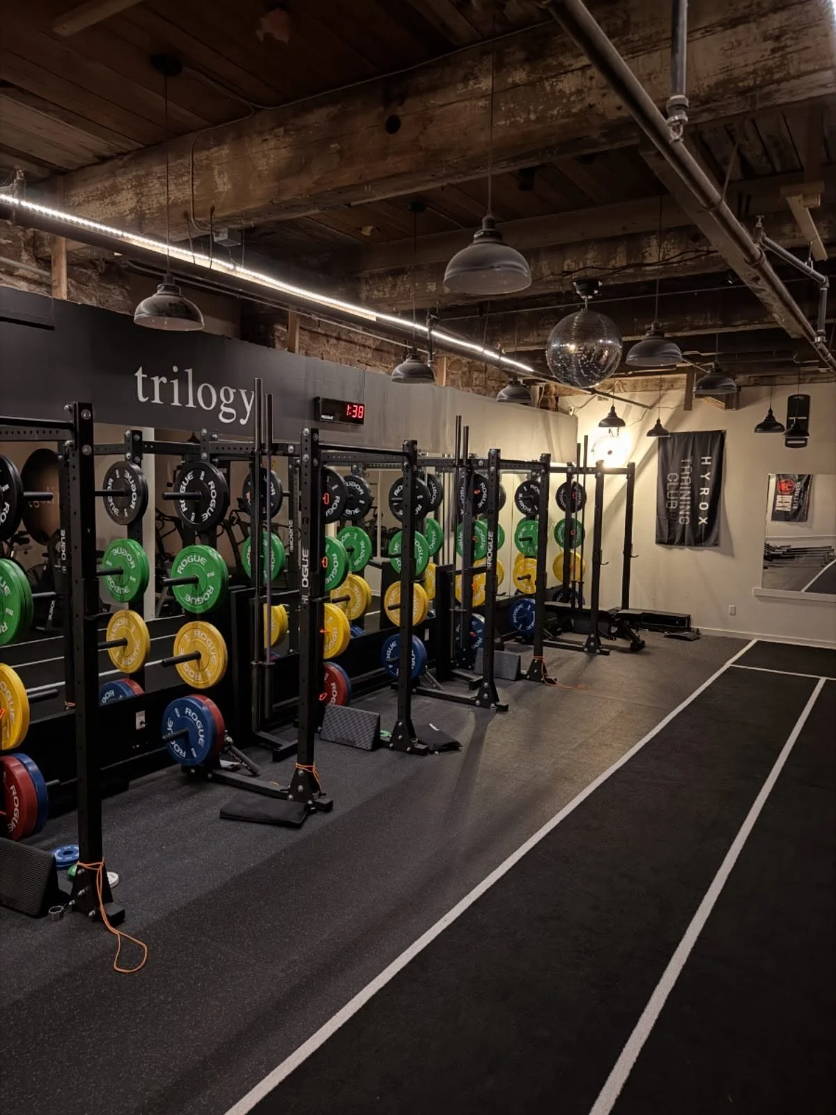 The Speakeasy of Gyms. We Take Pride in Our Facility at Trilogy. Top Notch Equipment, Aesthetic Lighting, and a Great Community to Round It All Out. Link in Bio, Join Today‼️ #gym #trilogy #fitness #workout #health