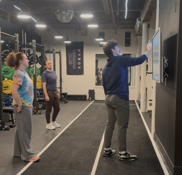 Trilogy trainer completing a personal training session in Simsbury, CT.