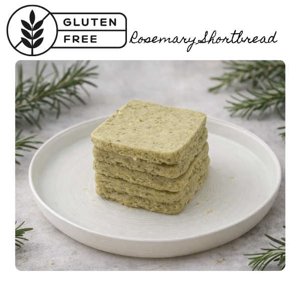 Rosemary Shortbread | Gluten Free