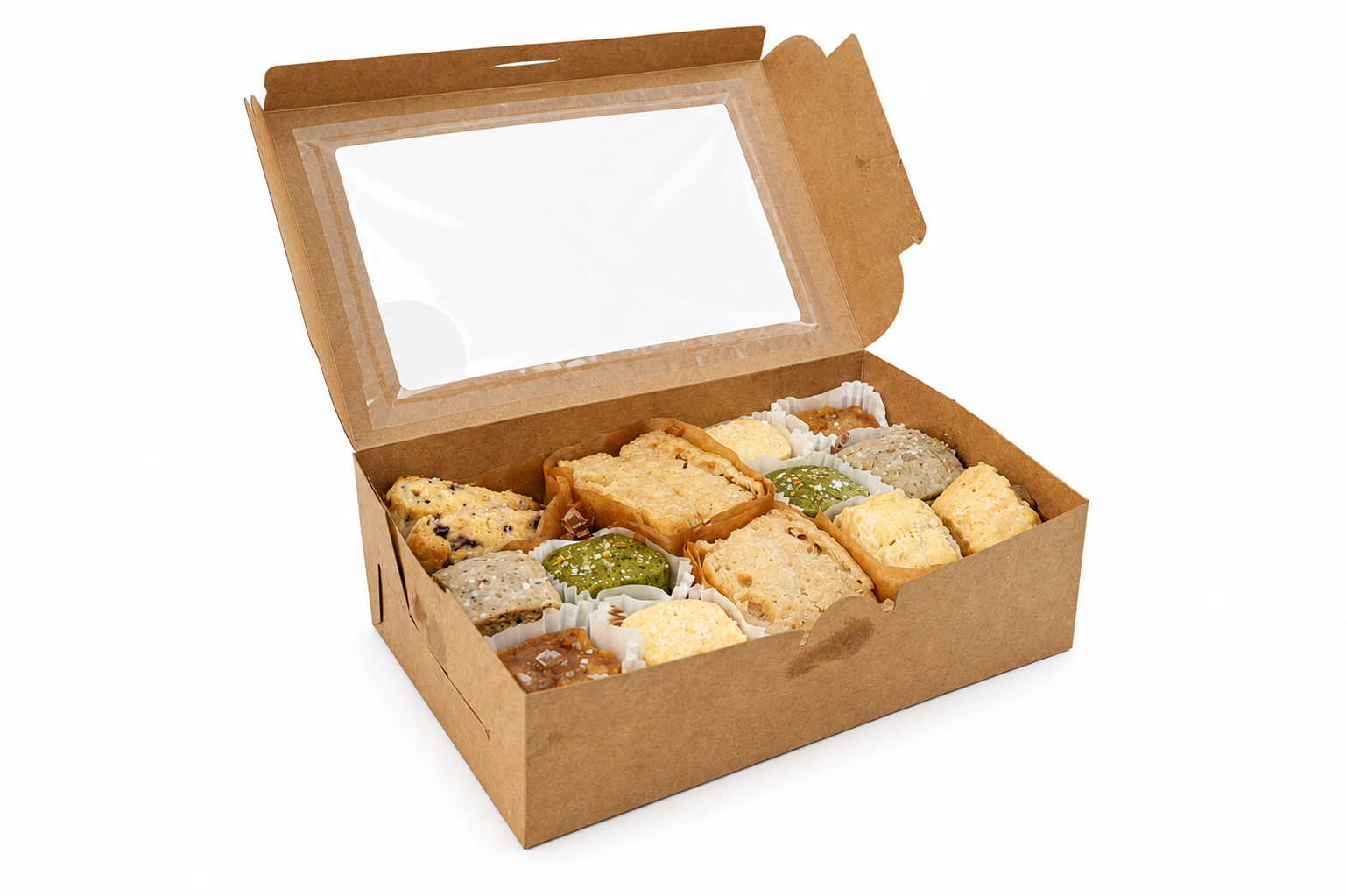 Premium assorted dessert box ready for gifting