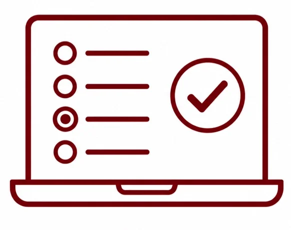 Symbol für das digitale Prüfungstool des Online-Sachkundenachweises NRW.