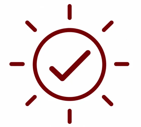 Symbol für das direkte Prüfungsergebnis nach dem Online-Sachkundenachweis NRW.
