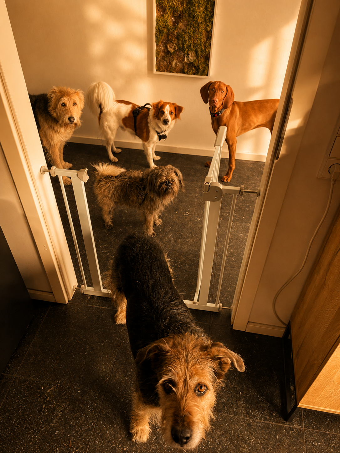 Hundebetreuung mit 5 Hunden