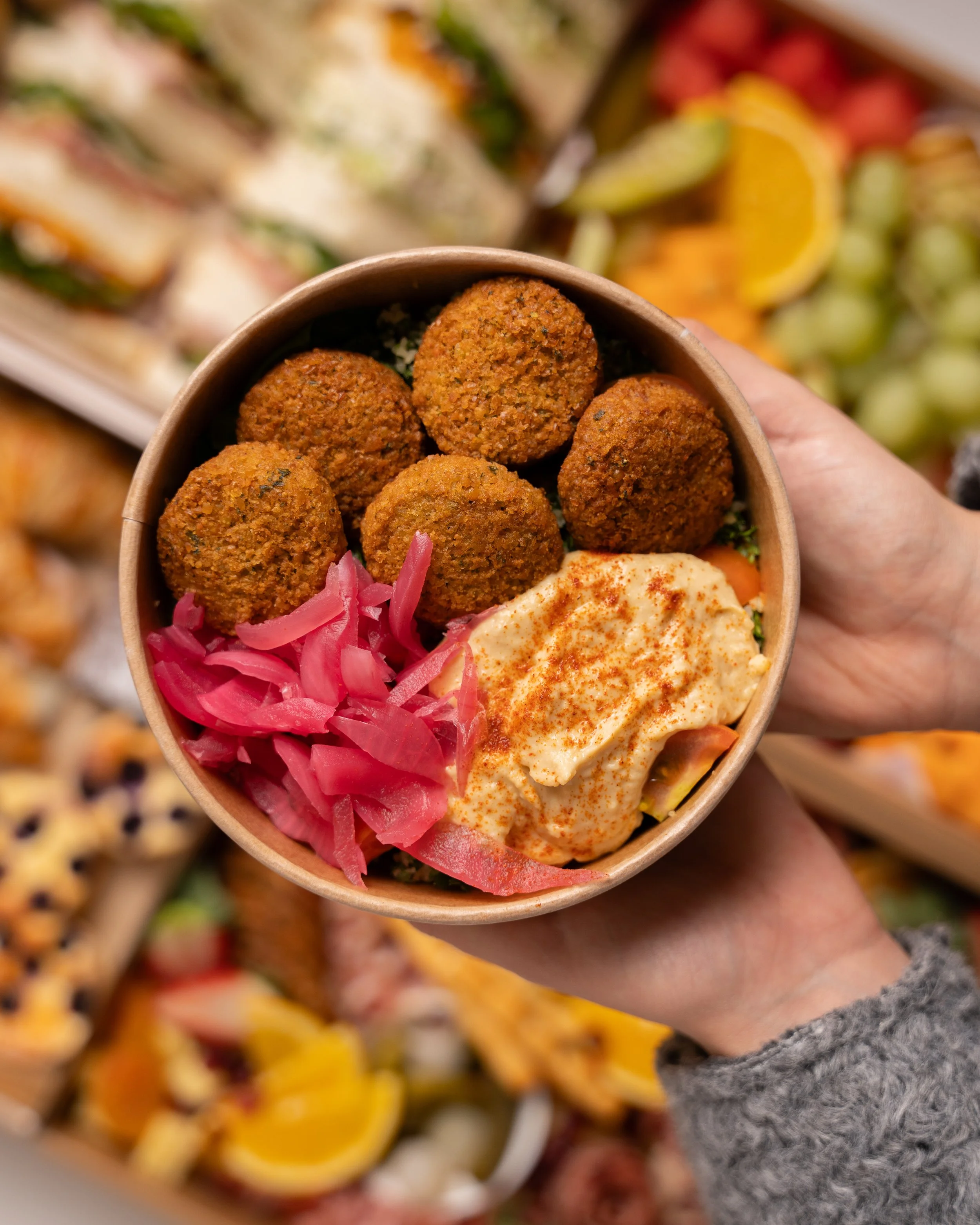 Tabbouleh with Falafel Salad