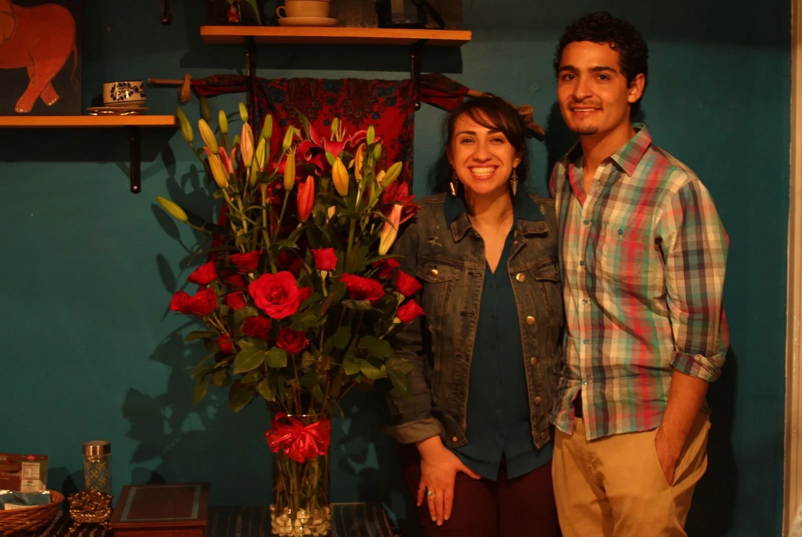 The flowers that Carlos gave me when we were dating have become a weekly rhythm that brings me so much joy. I love buying and arranging flowers for our home!