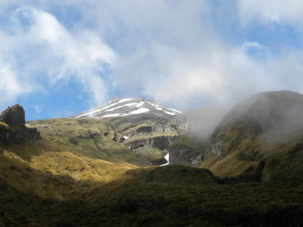 The view to the summit
