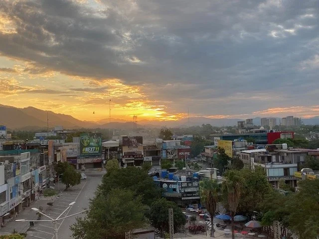 Sunset view from Islamabad Hotel