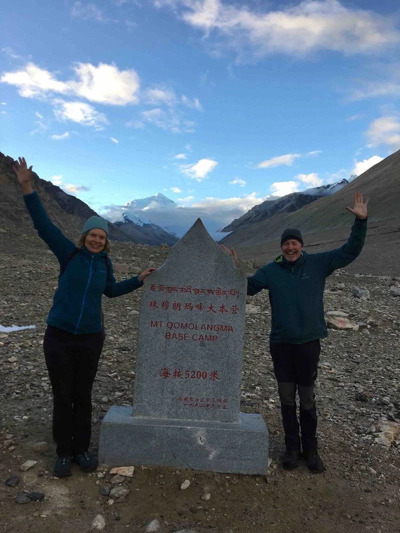 Project Base8000 at Mt Everest Base Camp North - in Tibet China