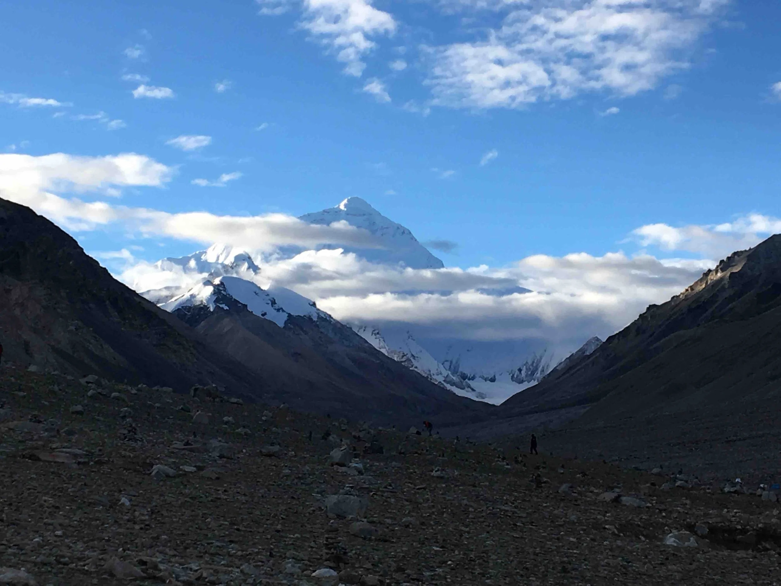 Mt Everest from the North side