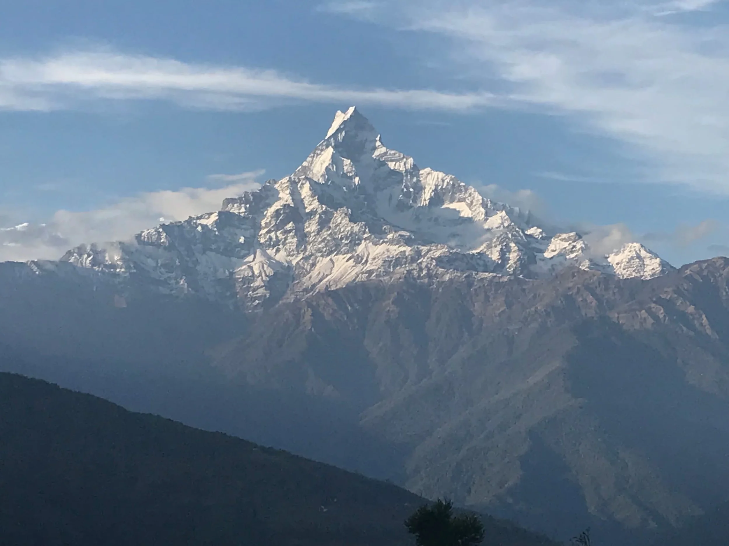 Macchapucchre (Fishtail) The spectacular Machhapuchhre (Fishtail)