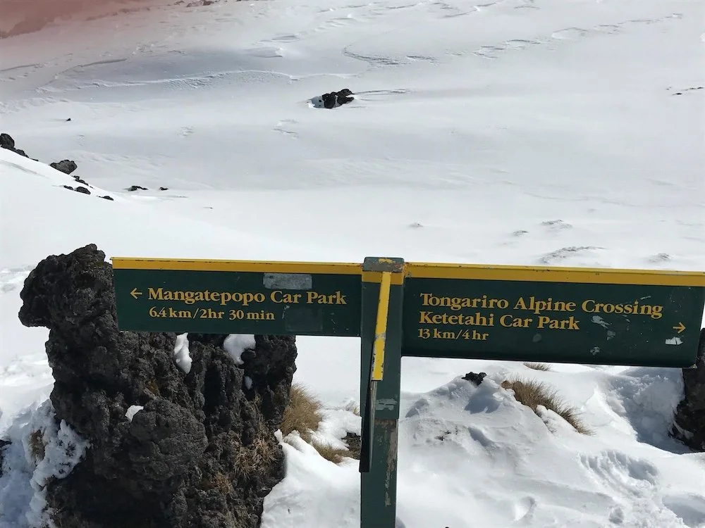 signpost en route