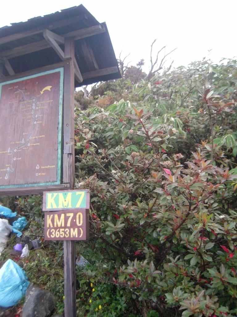 Signpost en route