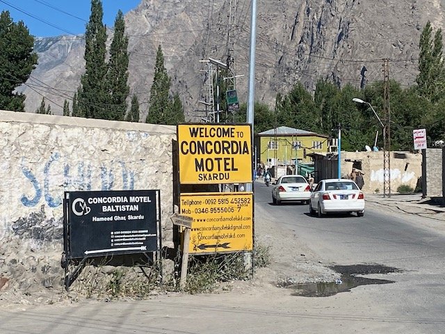 Entry to Concordia Motel