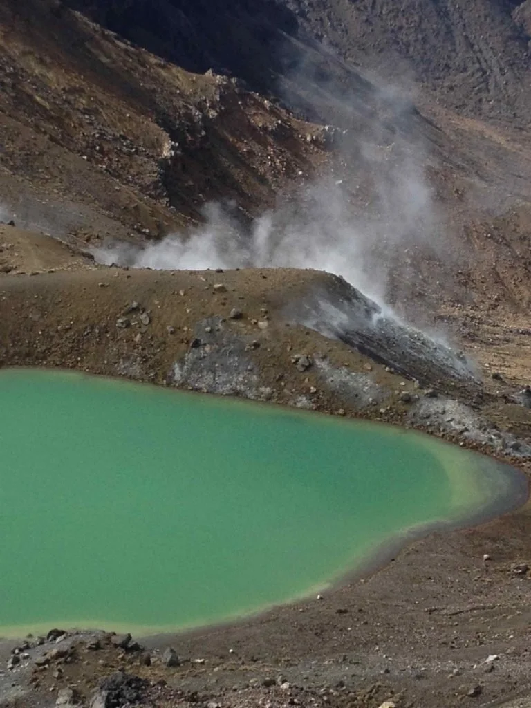 Thermal steam near the lakes