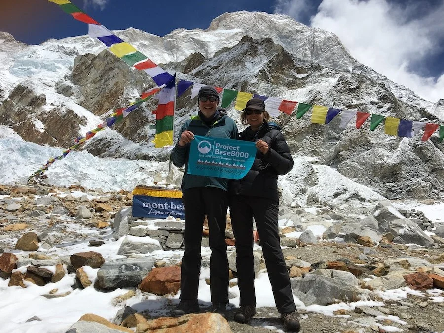 Project Base8000 team at Makalu Advance Base Camp