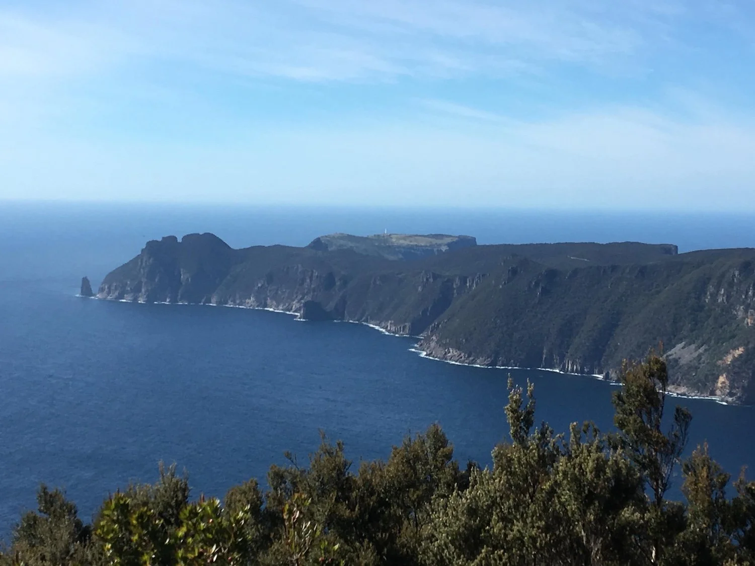 Cape Pillar with Tasman Island behind