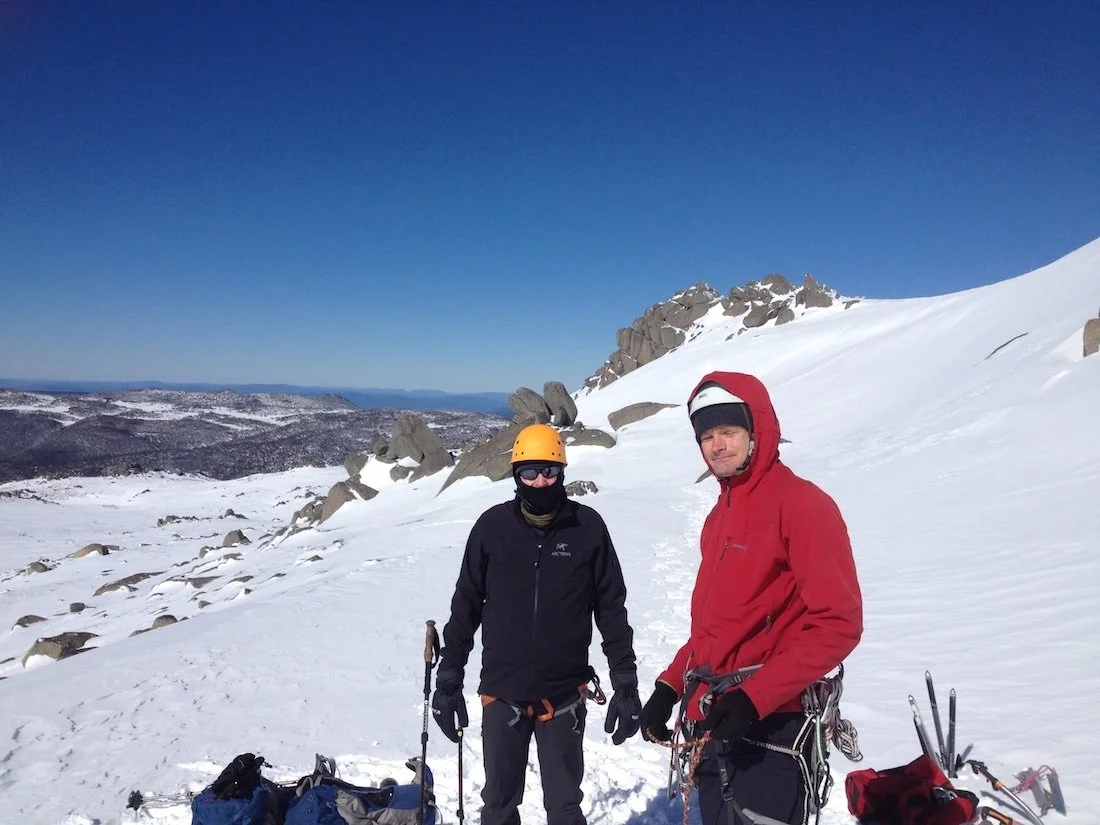 Trevor and our guide from K7 Adventures, with a great view looking towards the east coast