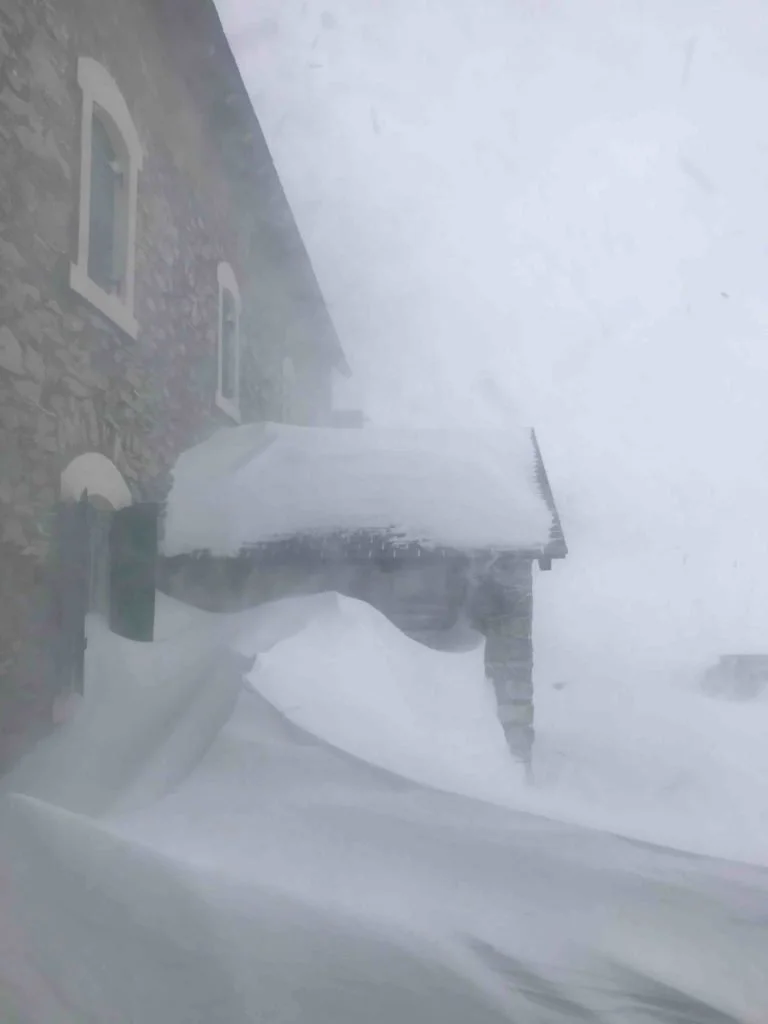 Snowed in at the Refugio