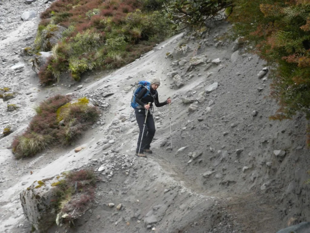 Navigating the rock slide