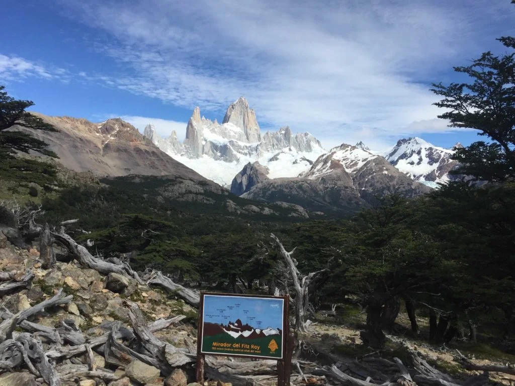 viewpoint to Mt Fitz Roy