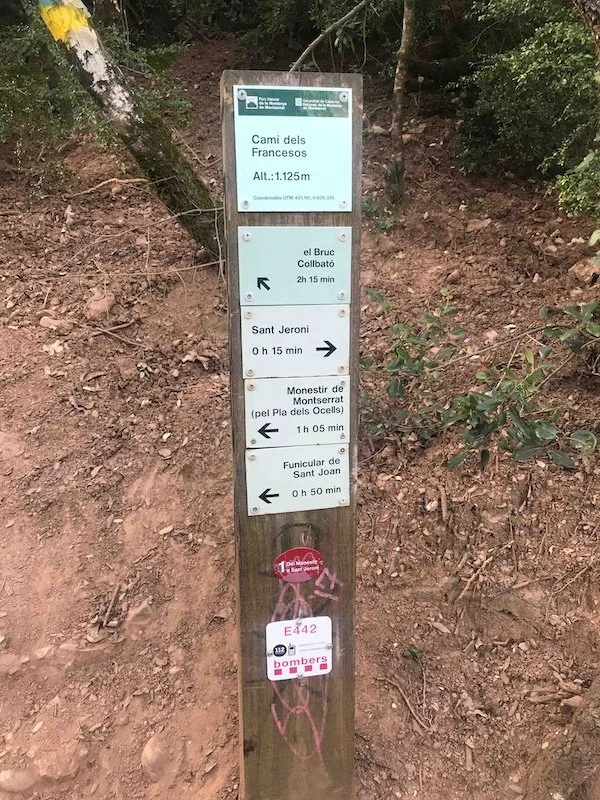 All routes are well-marked
