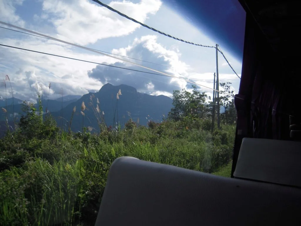 Mt Kinabalu from hotel