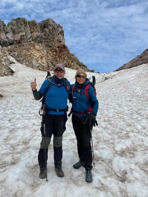 We made it to the crater!