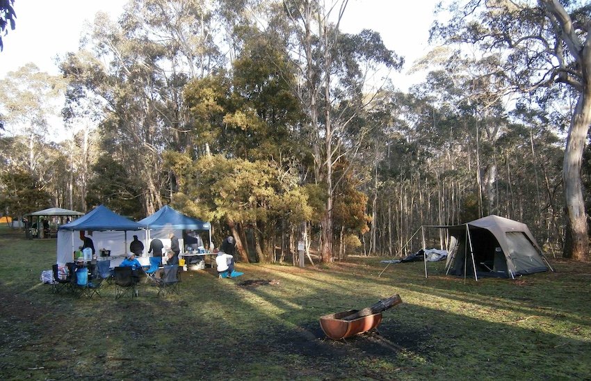 One of the campsites