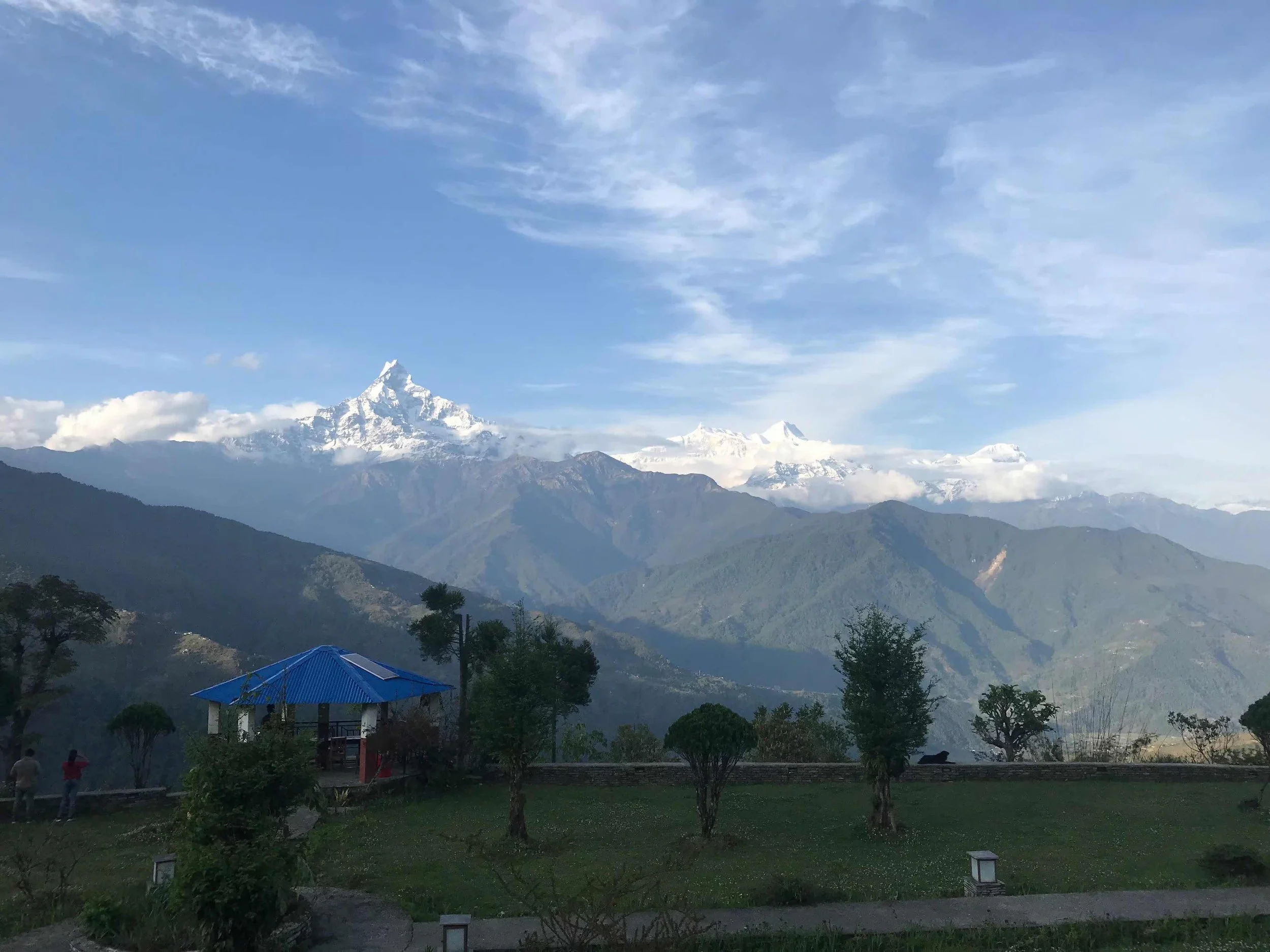 Fishtail and Annapurna 4 and 2 Machhapuchhre (Fishtail), Annapurna 4 and Annapurna 2