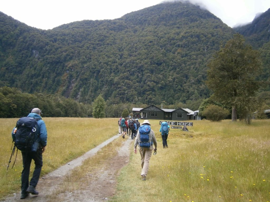 walking up to Glade Lodge