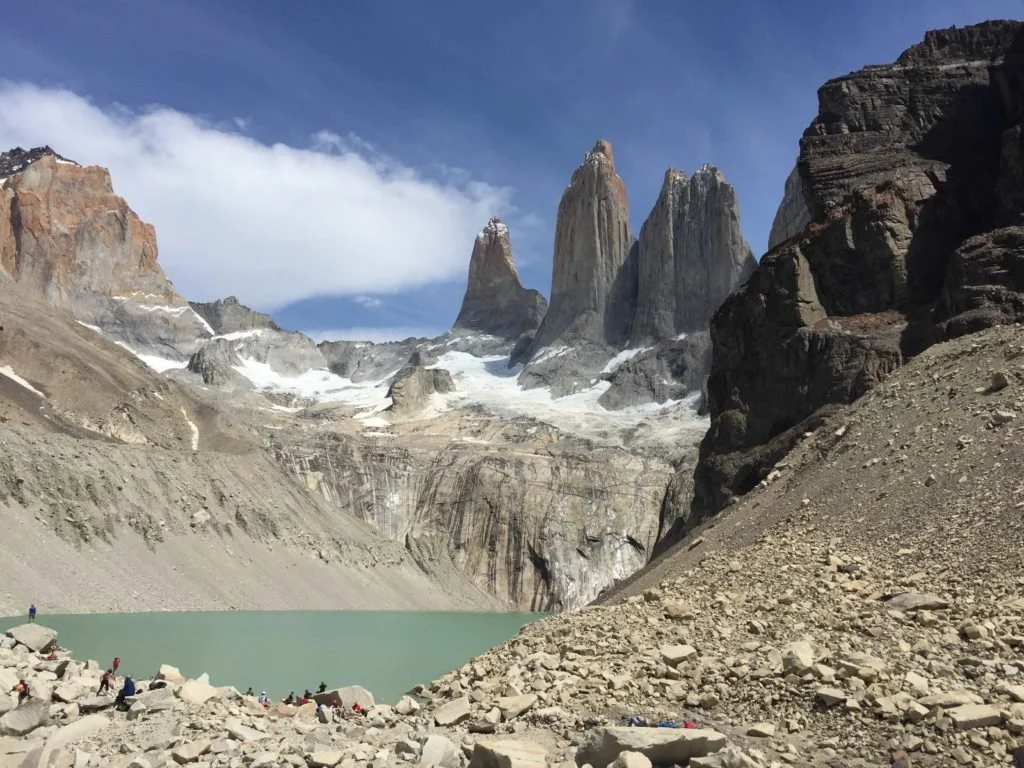 Torres del Paine from viewpoint