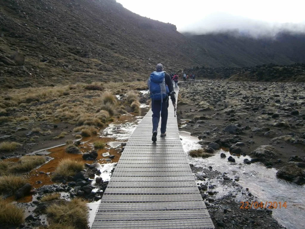 An easy section at the start of the track