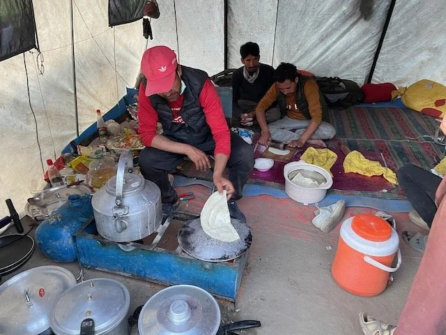 Cooking chapatis