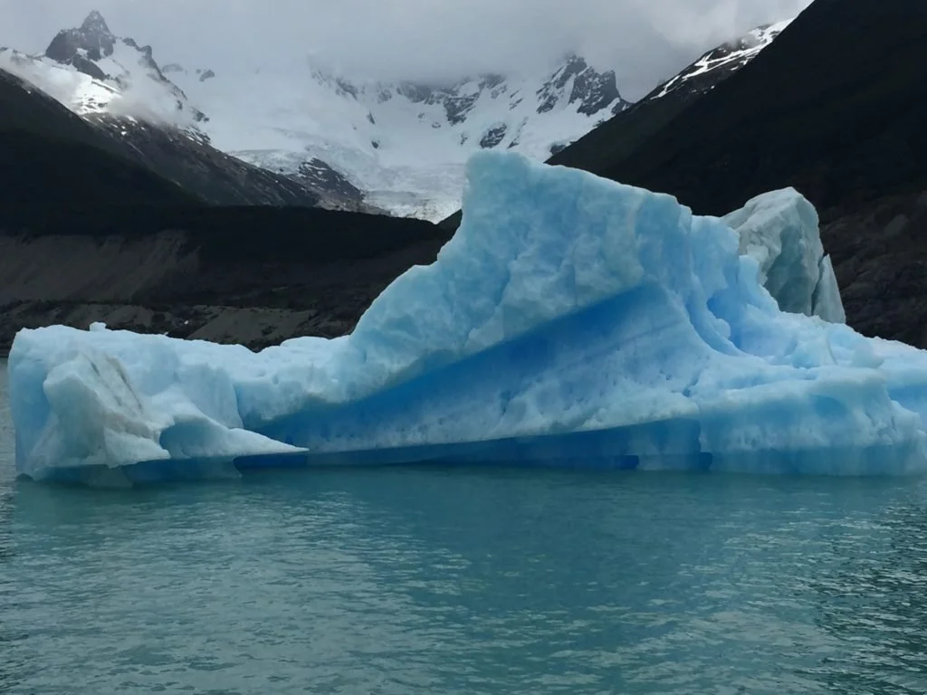 Iceberg in one of the lakes