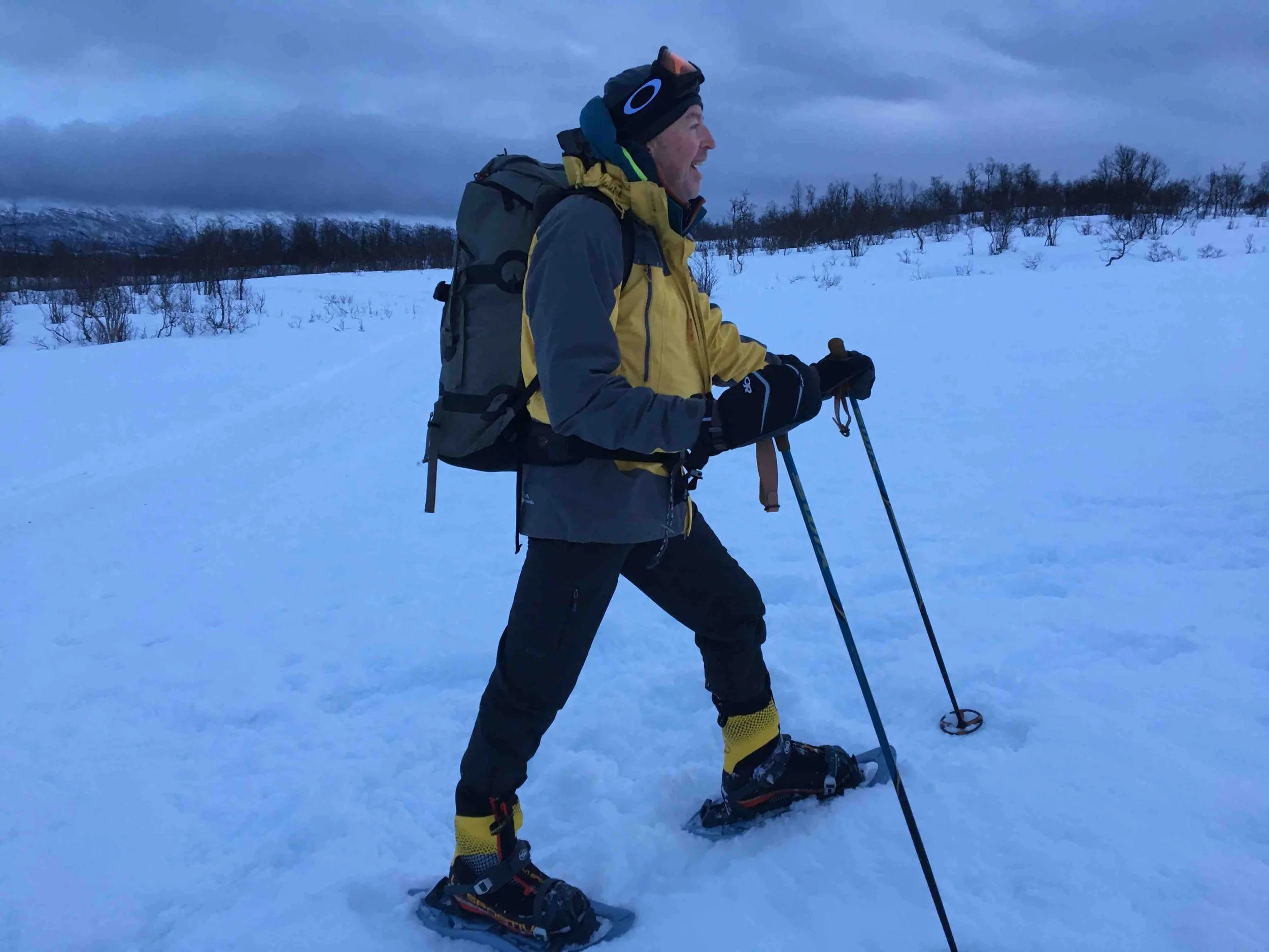 Testing out our mountain winter gear