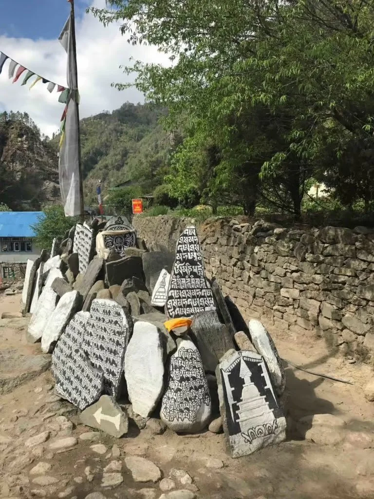  Mani Stones (Prayer wall) – always walk on the left side