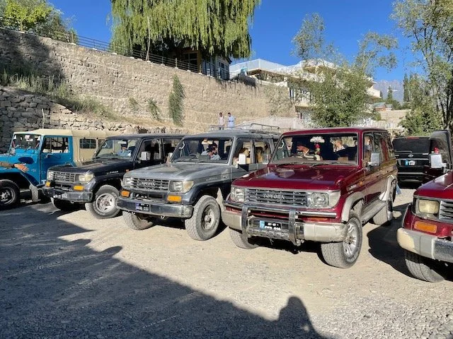 Our jeeps in Skardu