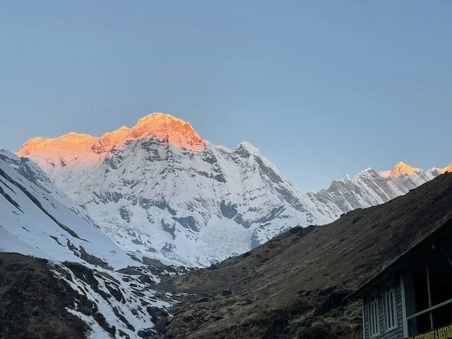 Sunrise over Annapurna South