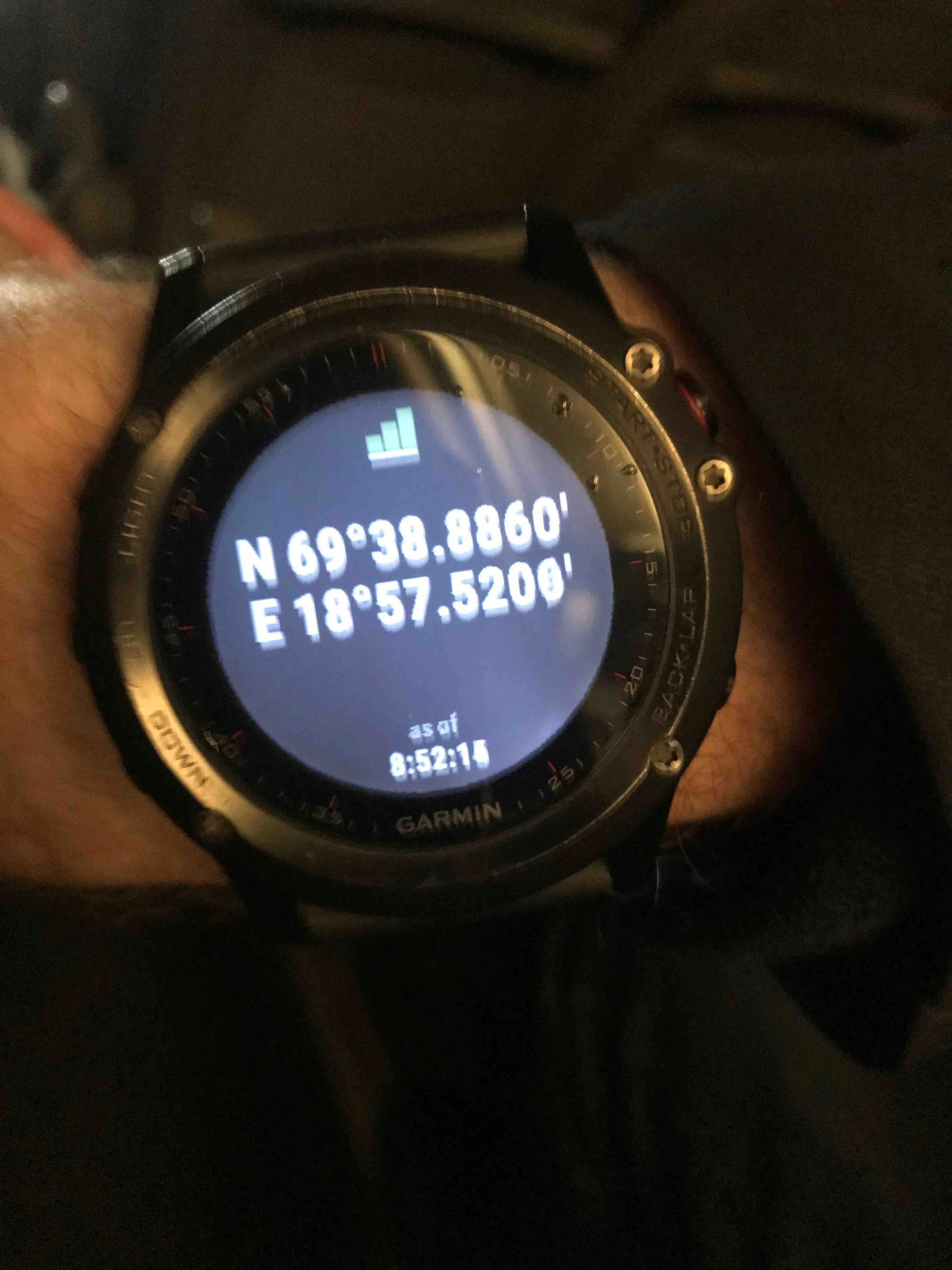 GPS – Very far North above the Arctic Circle