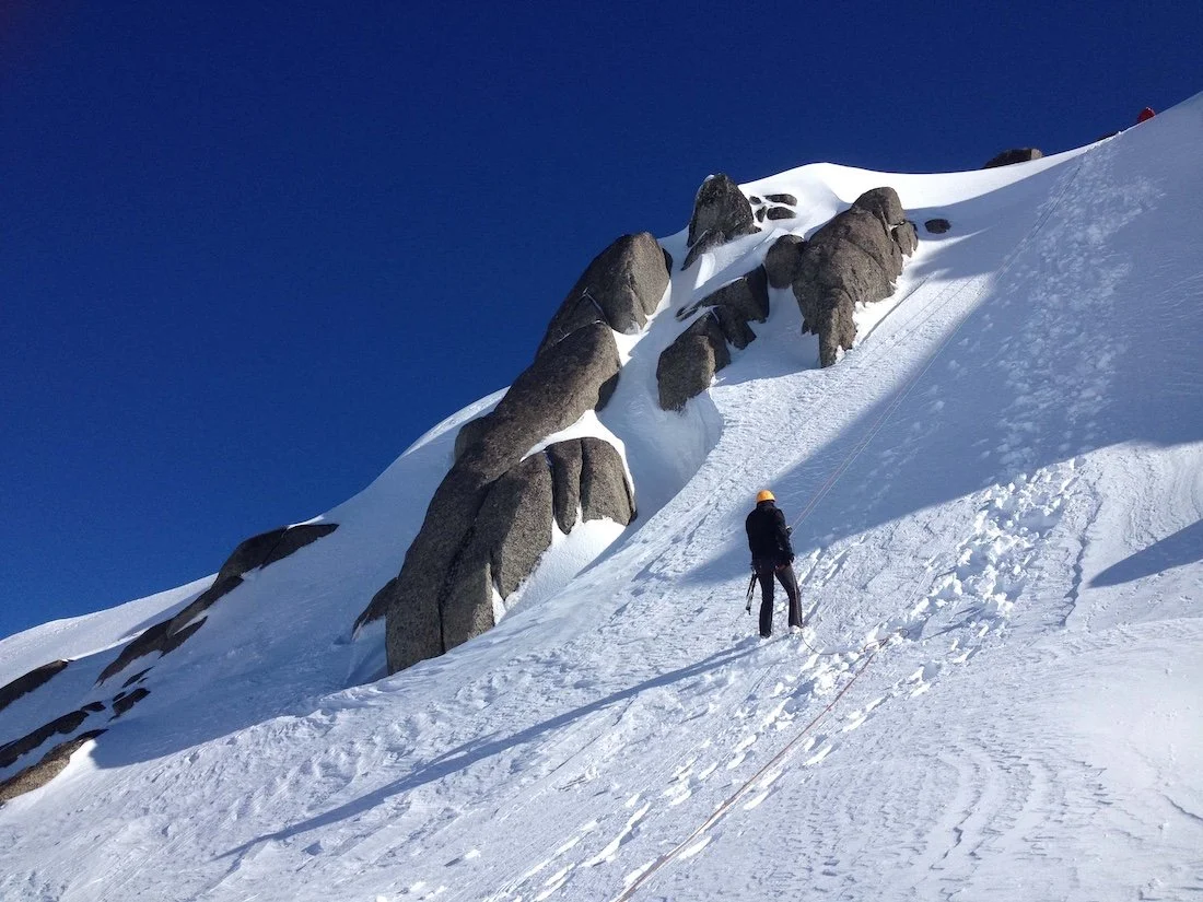 Great day out snow-climbing