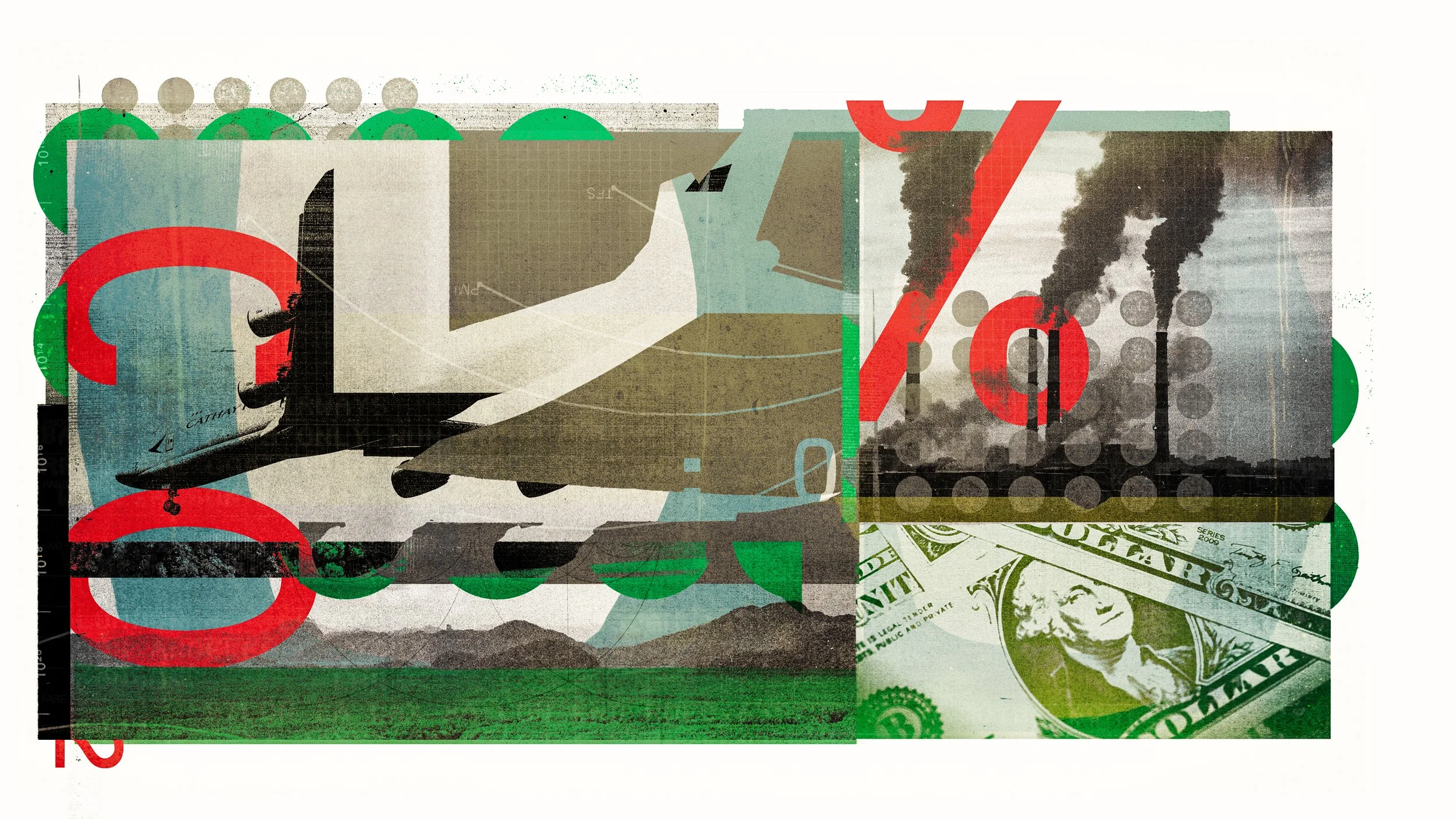 The problem with carbon credits | illustration by Alex Williamson
