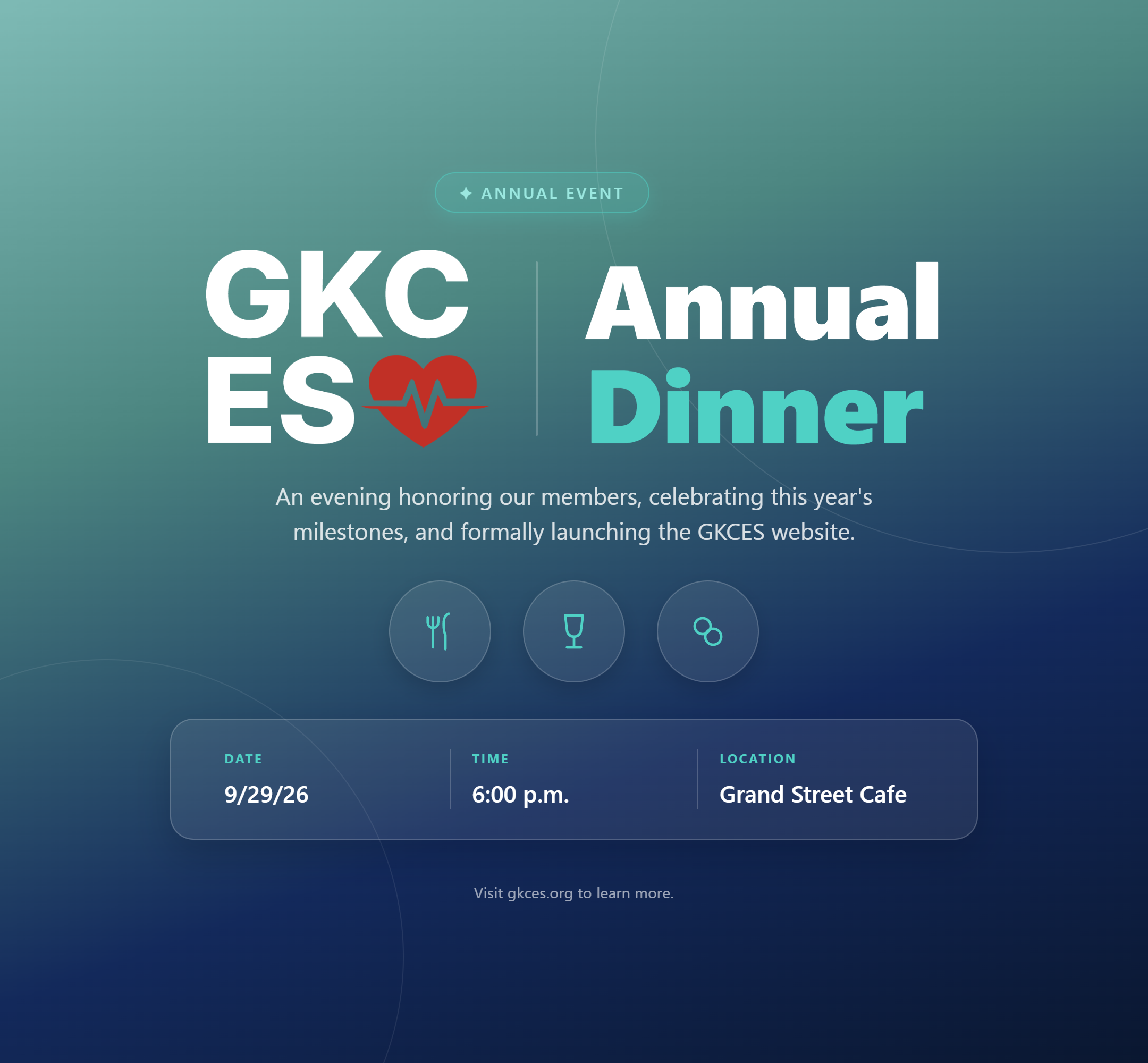 2026 GKCES Annual Dinner