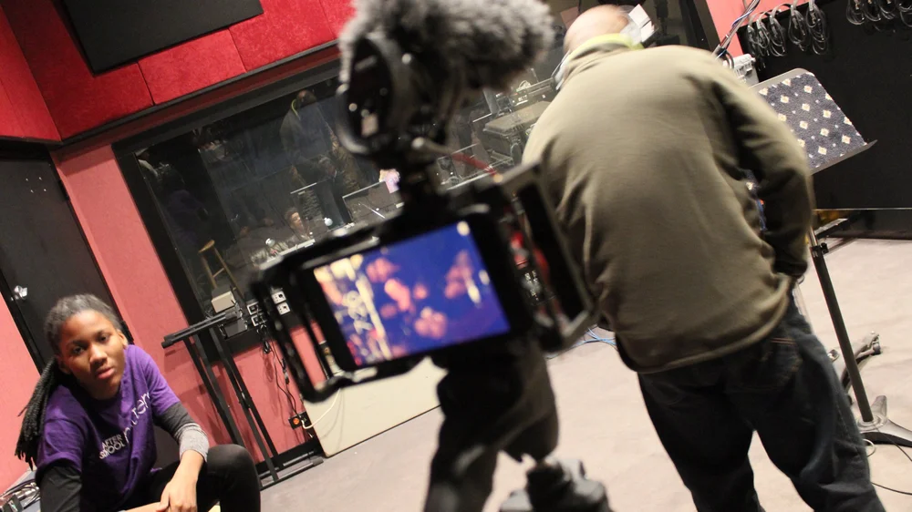 Camera on set, 2015