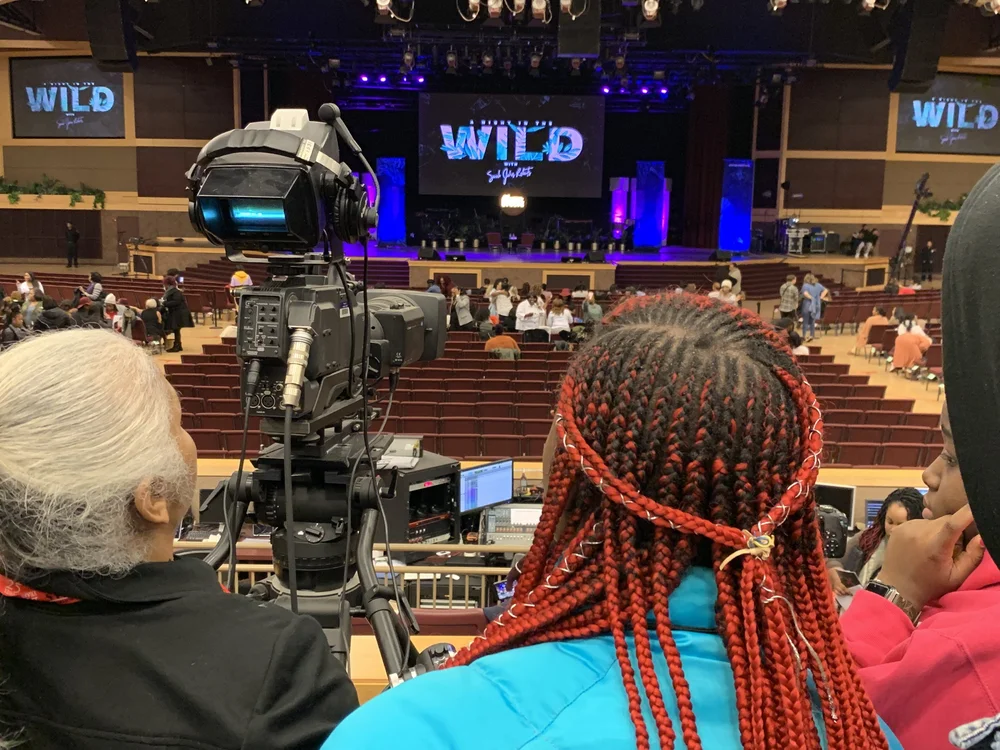 On camera at the House of Hope, 2019
