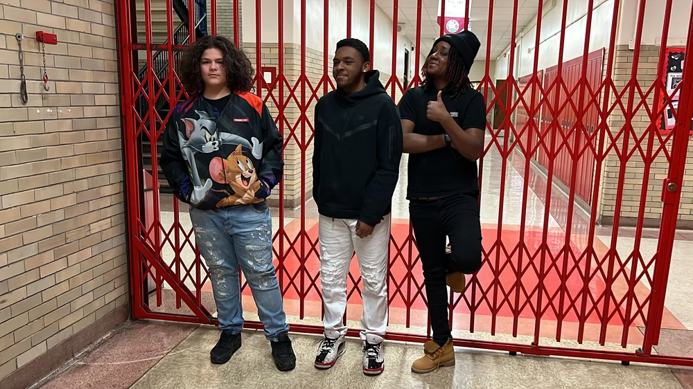 Shooting a scene for their music video, 2024