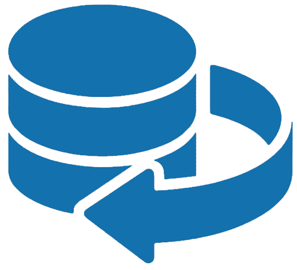 Stacked blue coins with a pie chart segment in front