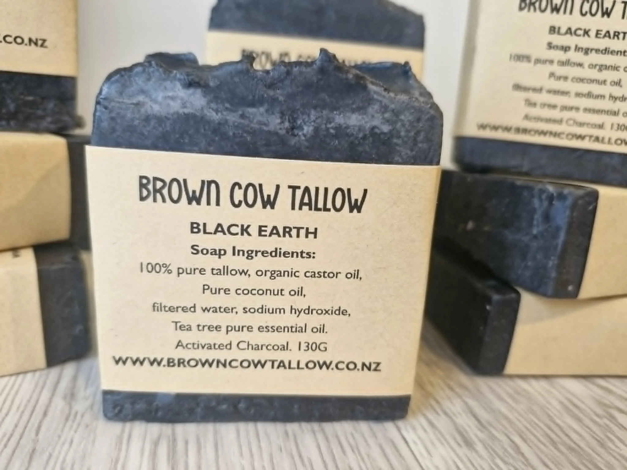 Black Earth: Charcoal & Tea Tree: Tallow Soap