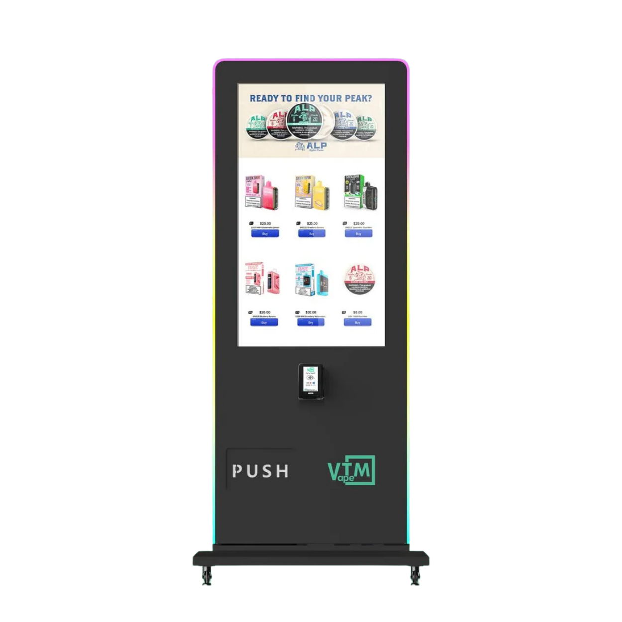 Slim Tower Vape Vending Machine