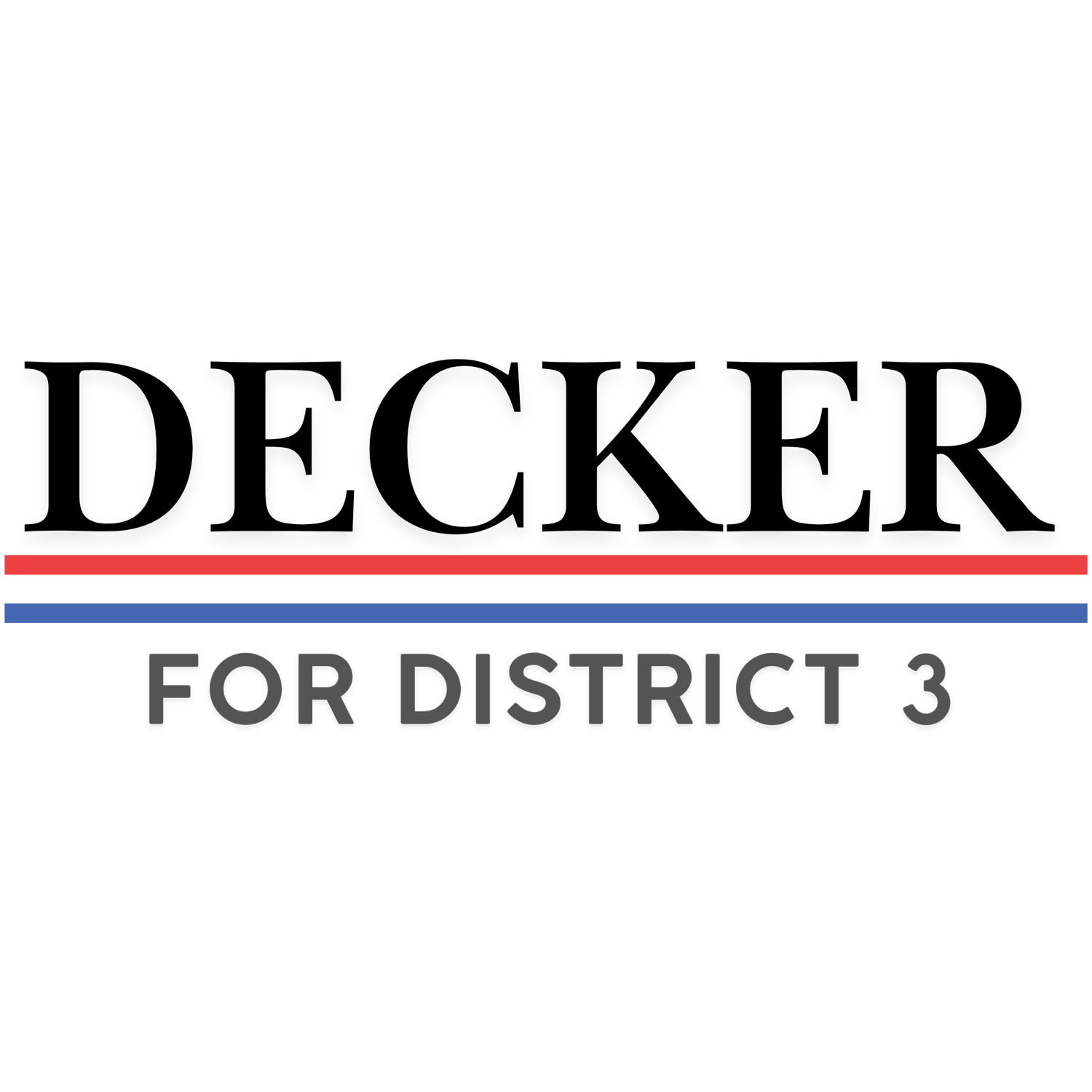 Decker for District 3