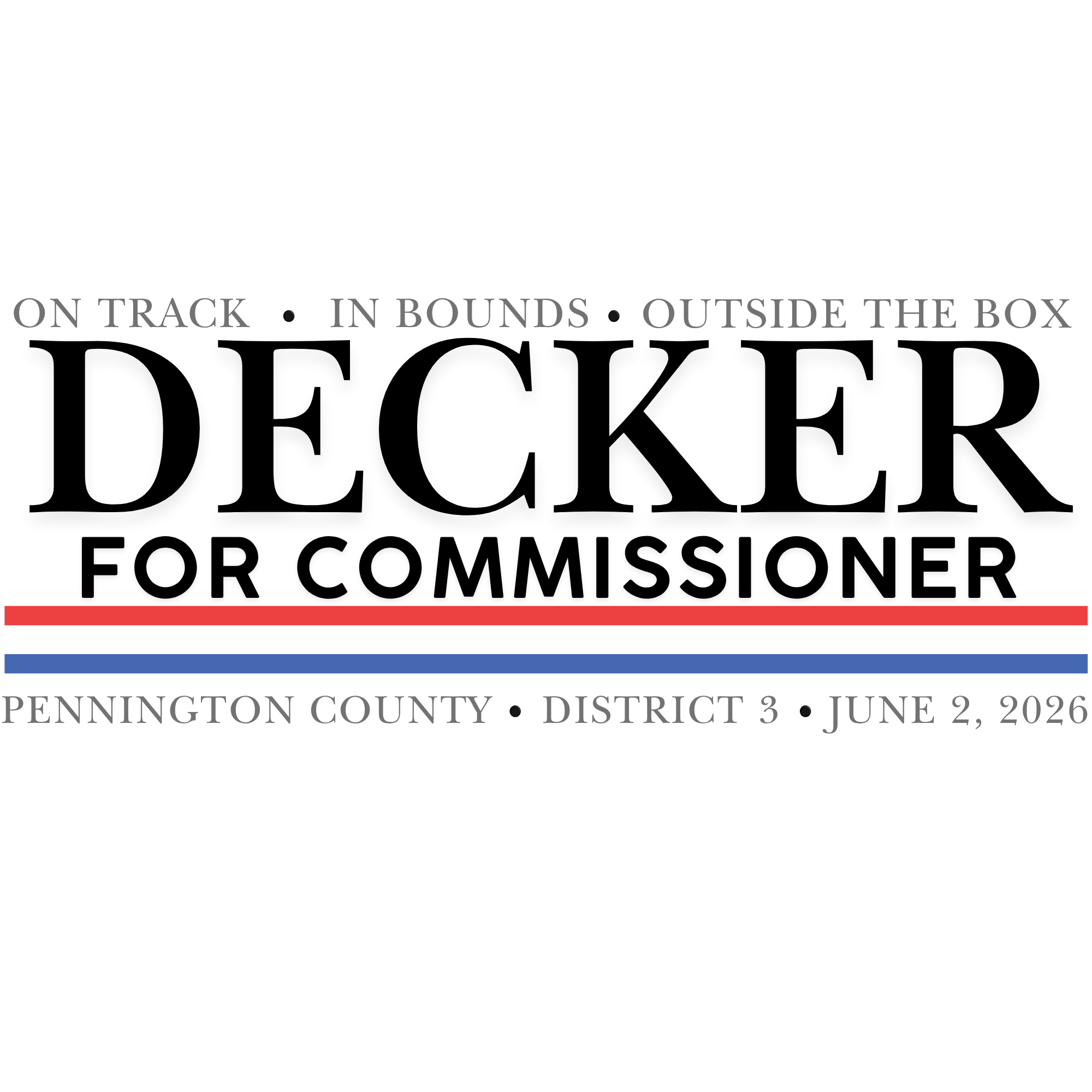 Randy Decker, Pennington County Commissioner Candidate for District 3